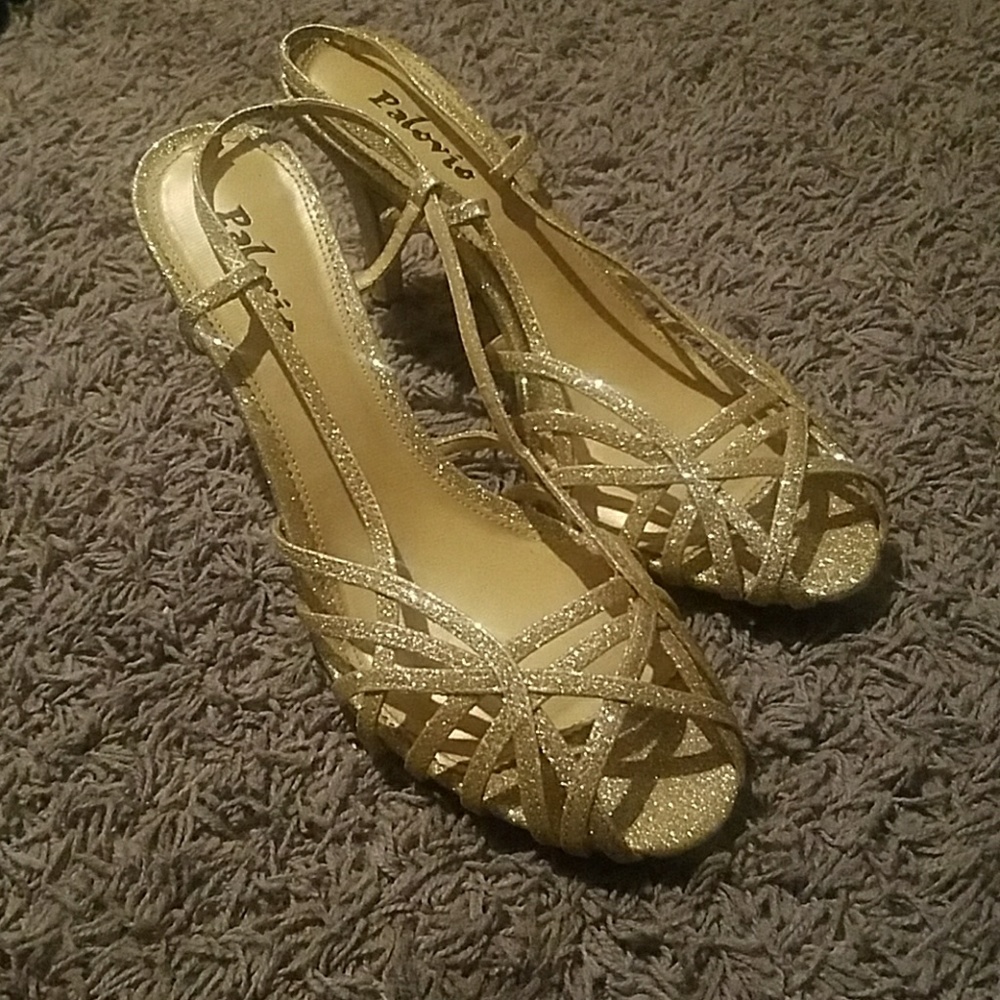Gold heels